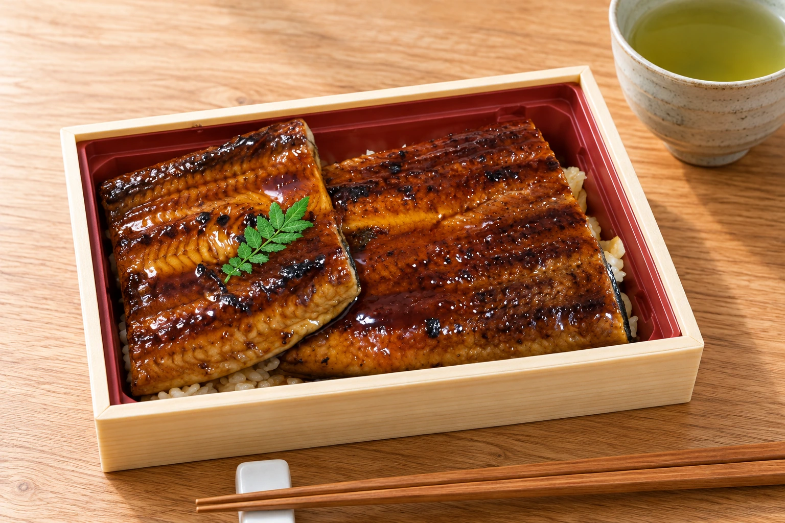 うな重のお料理の一例